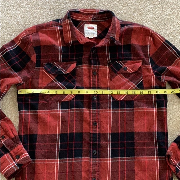 Levi’s Plaid Button-Down Flannel, M - Picture 6 of 7